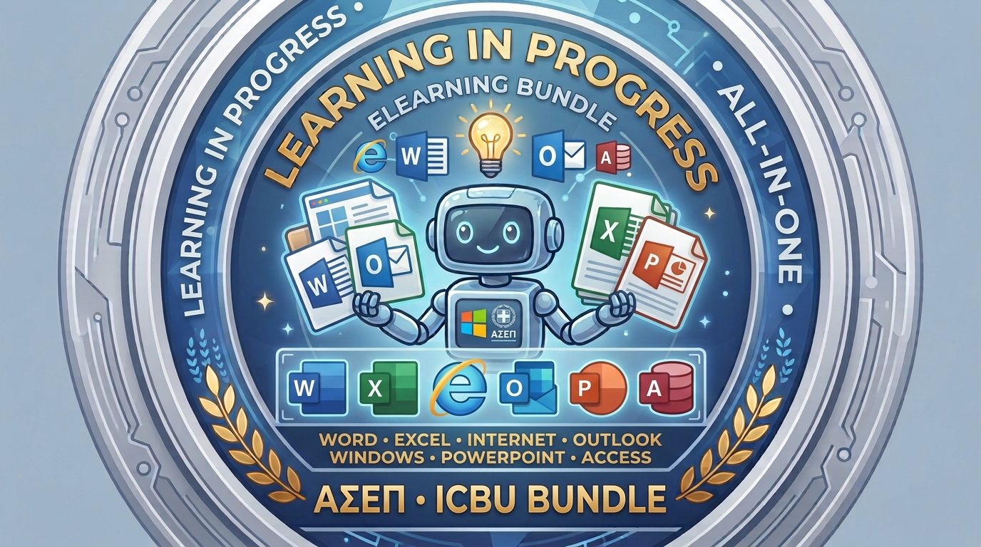 ΑΣΕΠ - ICBU 6 Ενοτήτων - bundle